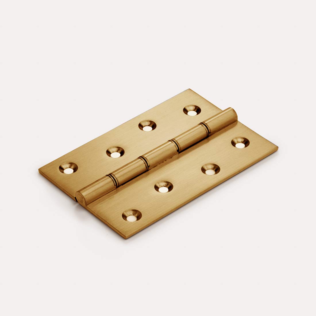 Pushka Home Ltd Gold Pushka Home Modern Solid Brass Double Bronze Washered Silver Black Door Butt Hinges Sold Individually (Gold)