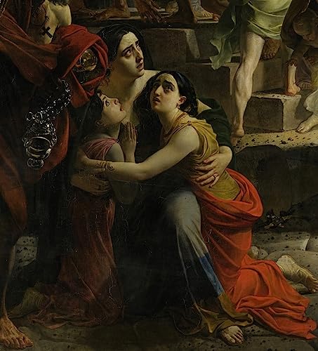 Tableau Karl Bryullov Pompéi pour créer une ambiance artistique unique dans votre salon