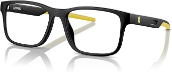 Scuderia Ferrari mens Fz8003u Rectangular Prescription Eyewear Frames