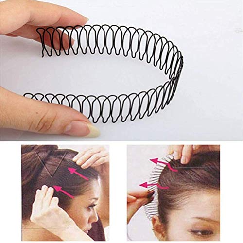 Peines de agarre lateral metálicos en U para cabello miniatura 5