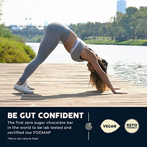 The Good Chocolate - Keto Mint Chocolate Squares, Zero Sugar, Lower Net Carb Snack, Lower Calorie, Vegan Chocolate Candy, 18 Square Family Packs #TOP6