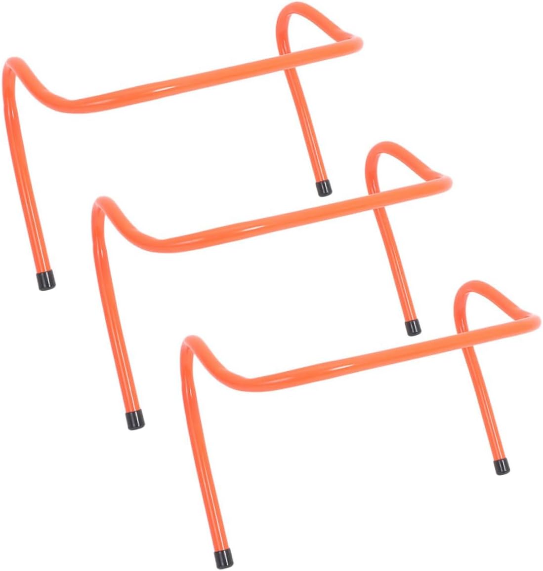 Homoyoyo 3pcs Agility Hurdles Soccer Training Equipment 15cm Plastic Speed Hurdles for Youth Football Agility and Sports Training