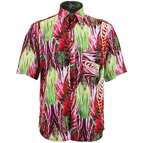 Chemise plumes Loud Originals manches courtes coupe standard homme taille 18