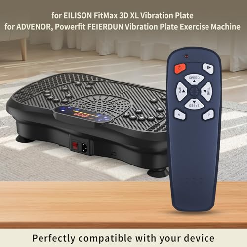 Télécommande de rechange noire pour plaque vibrante EILISON ADVENOR