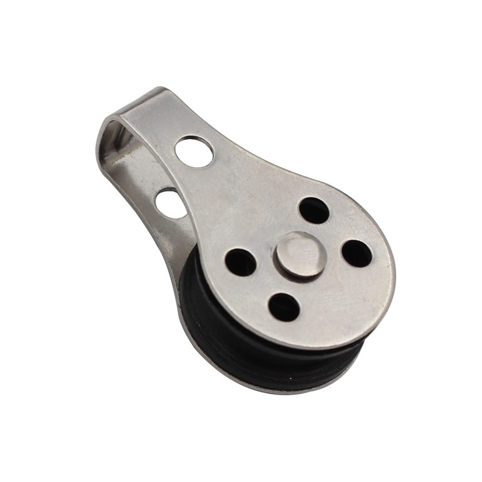 Lsquirrel 3 Pulegge Singole In Acciaio Inox 304, M25, Carico Max 150 Kg, Per Sollevamento, Fitness, Campeggio, Antiruggine - 2