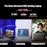 ASUSROG-Zephyrus-G16-16-25K-OLED-ROG-Nebula-Display-240Hz-500-nits-AMD-Ryzen-AI-9-HX-370-Gaming-Laptop-32GB-RAM2TB-SSDRTX-4070Win-11Office-2021Platinum-White185-Kg-GA605WI-QR067WS