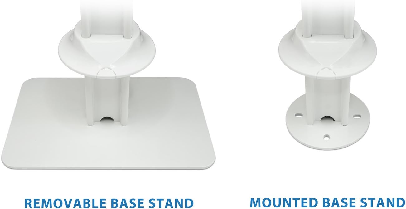 Mount-It! Anti-Theft iPad Kiosk Stand | Security iPad POS Stand | Adjustable Display iPad Stand | Tablet Desk Mount for iPad 9.7, iPad Air (MI-3771), Desk Stand, White