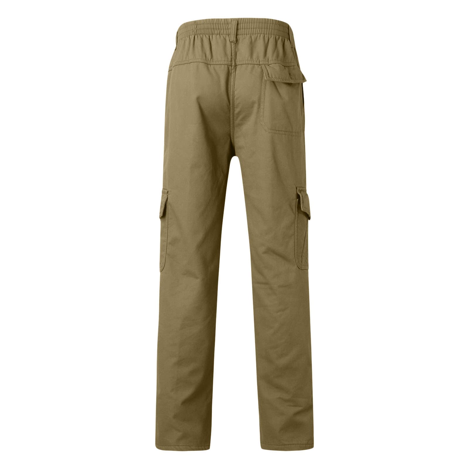 Pantaloni Tuta Cargo Uomo-Mens Fashion Casual Loose Plus Size Pocket Lace Up Pantaloni in Velluto