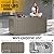Decksplore Outdoor Storage Box Waterproof, 270 Gallon Lockable Resin Deck Box Large, Patio Storage Bin for Pool Accessories Cushion Furniture, Garden Tools, UV-Resistant Outside Delivery Grey