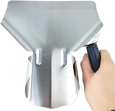 Stainless Steel French Fry & Popcorn Scoop Quick-Fill Multipurpose Utensil for Snacks, Ice, Dry Goods