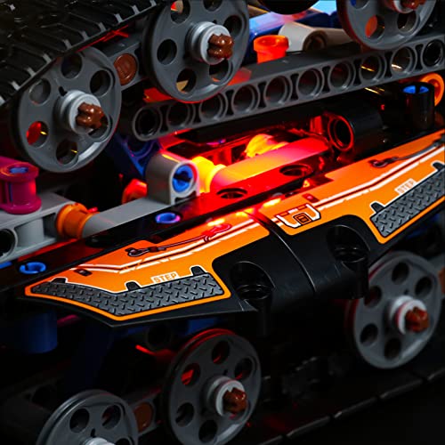 icuanuty LED Beleuchtungsset für Lego 42140 Technic App-gesteuertes Transformationsfahrzeug, Beleuchtung Licht… – Bild 6