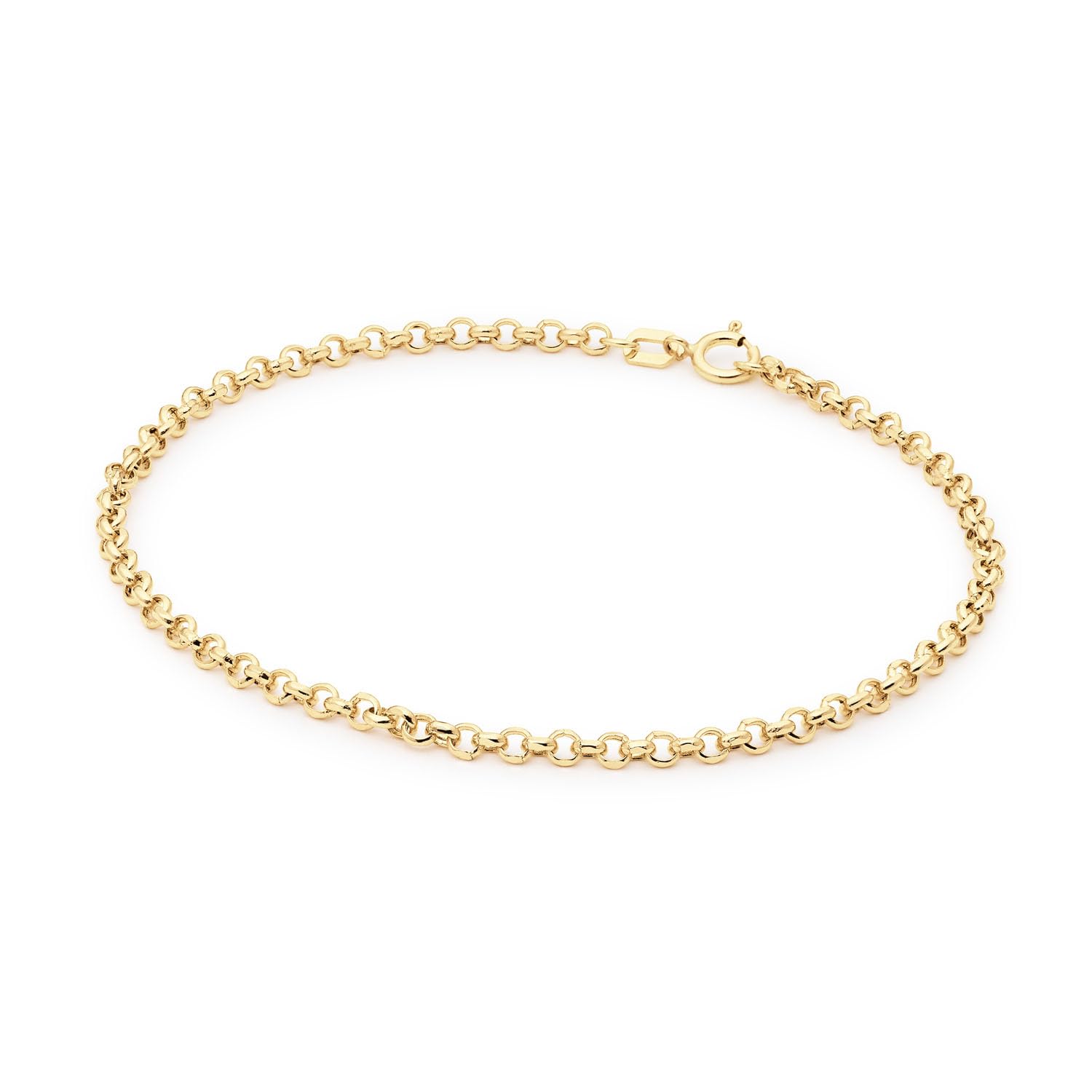 JACKIE GOLD Schmuck Damen | 14 Karat / 585 Echt Gold Armband | Menton Bracelet JKB25.504 | Länge 19 cm | Armkette mit Gliedern