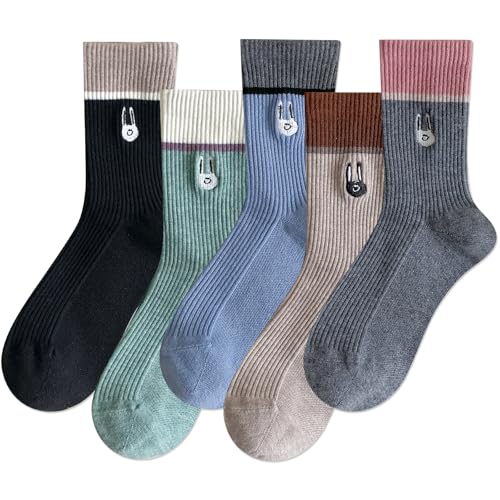 Image of IIG Winter Warm Wool Socks for Women Original Design Trendy Boot Socks Ideal Gift