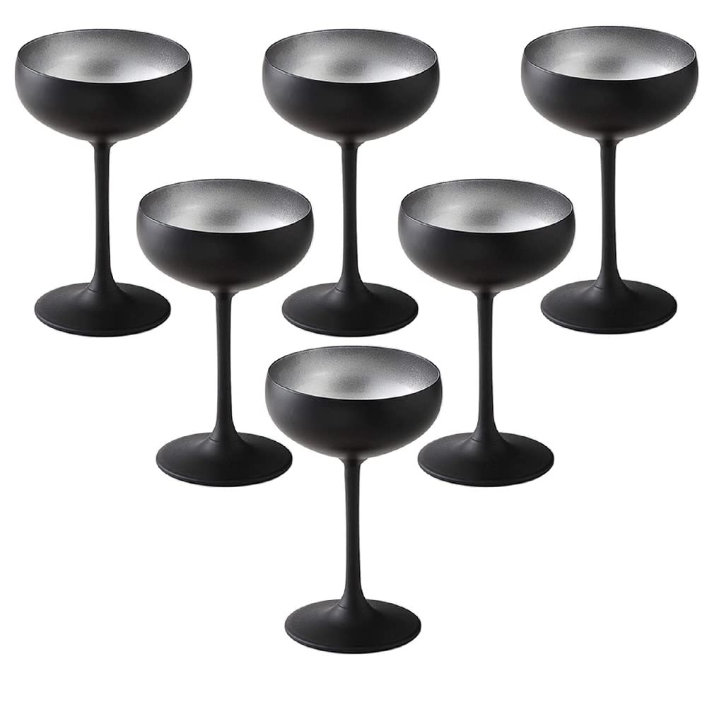 Amazon | シャンパングラス オリンピック ソーサー 230ml 6個 全6色 