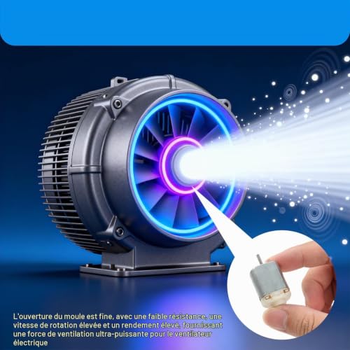 Lot de 10 mini moteurs DC 1,5 V-6 V Micro130 - Moteur électrique 19500 tr/min - Moteur magnétique puissant pour jouets de voiture - Robot DIY - Ventilateur scientifique - Projet scientifique – vue 5