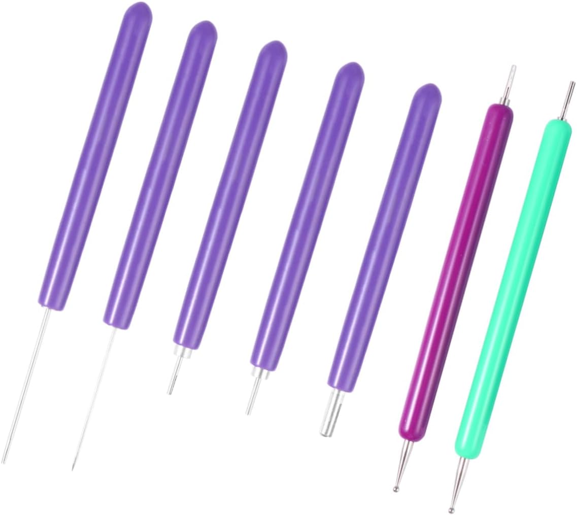 EPIGEIST 7pcs Paper Quilling Tool Kit Rolling Pen for Crafting Needle for Cardmaking Party Decorations
