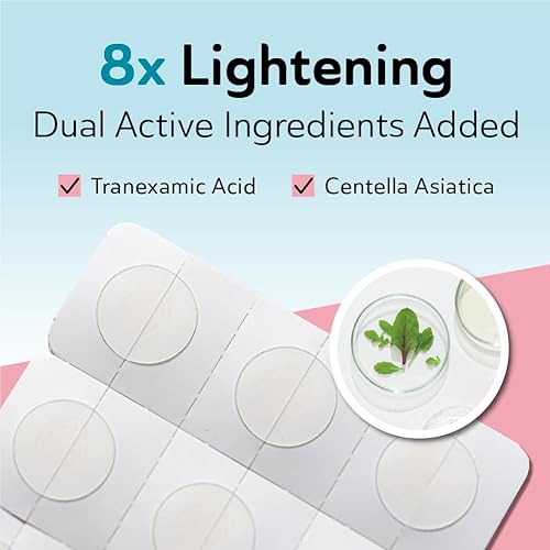 Miniatura 5 de DERMA ANGEL Parches de manchas oscuras con hidrocoloide, TXA y CICA para acné activo y manchas oscuras postinflamatorias, uso diurno y nocturno,