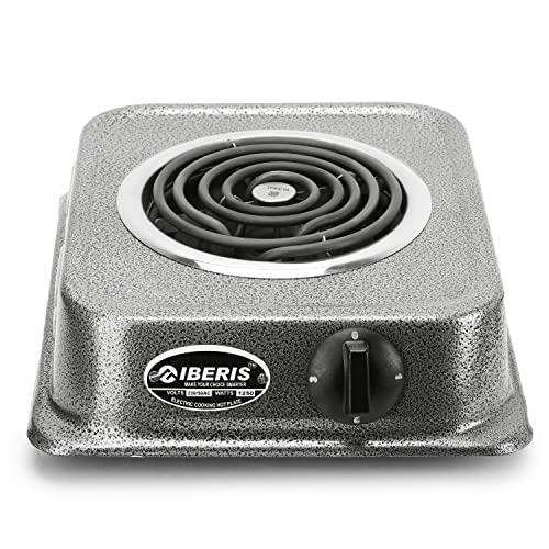 IBERIS Heavy Duty Deluxe Electric G Coil Radiant Gas Cooking Stove