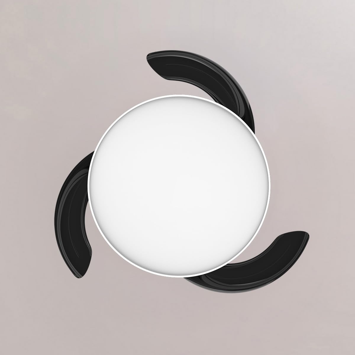Cecotec Ventilatore da Soffitto con Luce con Pale Retrattili EnergySilence Aero 2440 Invisible Pure White. 30 W, Motore DC, Telecomando, Timer 6 h, 6 Velocità, Funzione Inverno-Estate, Aria Silenziosa