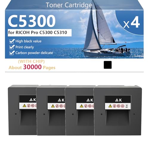 Cartouche toner RICOH Pro C5310 pour imprimer vos dossiers de présentation en noir