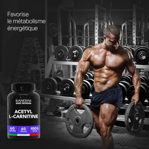 ACETYL L-CARNITINE 1000 mg (PAR GÉLULES) - Supplément à base de Acetil L Carnitin (60 Capsules) - Idéal pour Athlètes et Sportifs qui Pratiquent une Activité Physique de Haute Intensité – Image 4