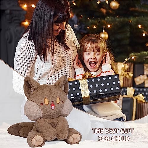 Qcotng Fox Stuffed Animal Cute Plush Toy With Big Tails Soft Stuffed Animals For Boys And Girls Birthday Gift For Kids (19 Inch Brown) #TOP6
