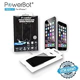 PowerBot PB901-i7 0.2mm Ultra-Slim Premium Tempered Glass Screen Protector for iPhone 7 & iPhone 8 w/ Easy Applicator Kit, 9H Surface Hardness, Ultra-Clean High Definition &