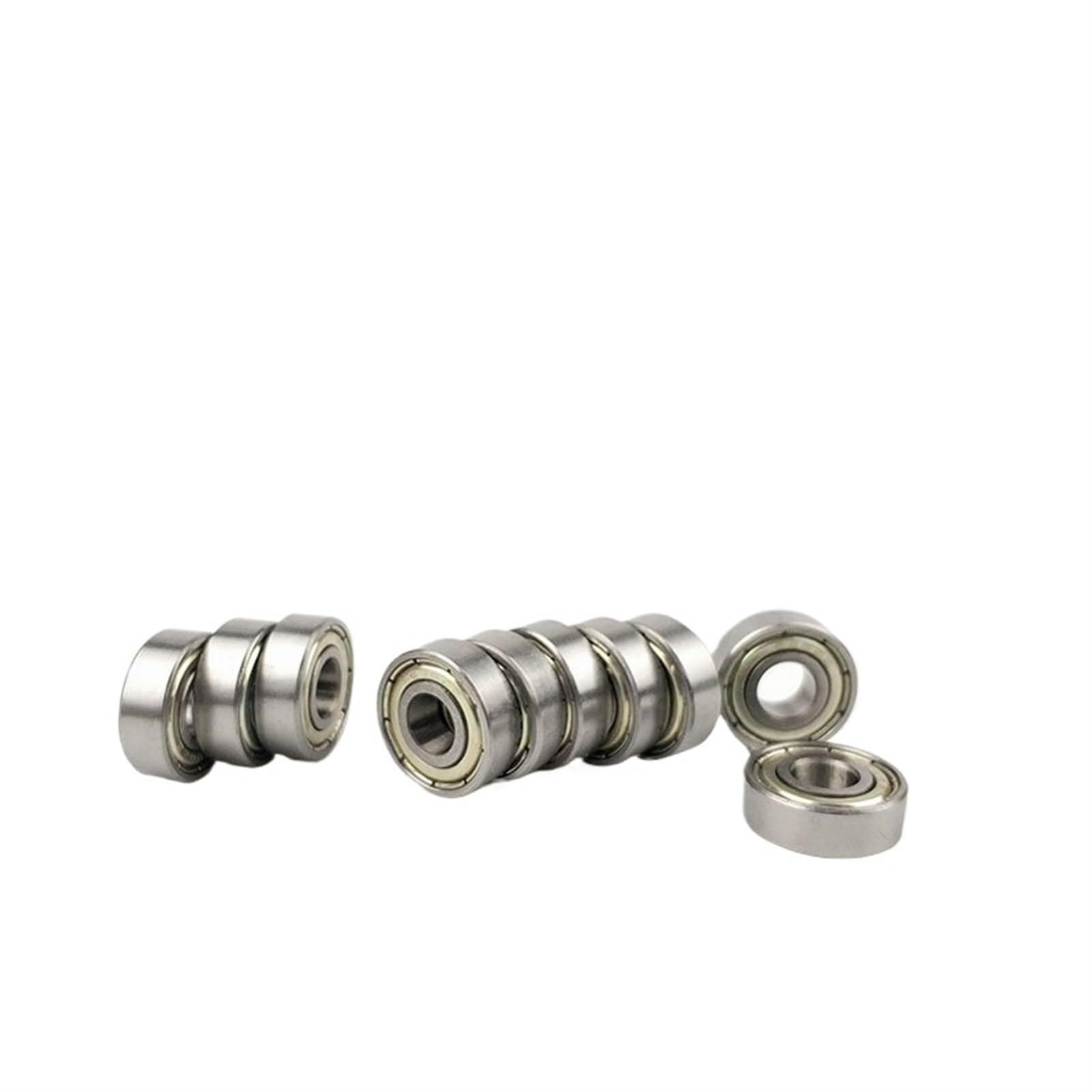 Bearing, Bearings 696ZZ 10pcs ABEC-1 696-2Z ABEC-3 ABEC-5 696 ZZ Miniature Deep Groove Ball Bearing 6x15x5mm 696(ABEC-1) Wear Resistance(ABEC-1)
