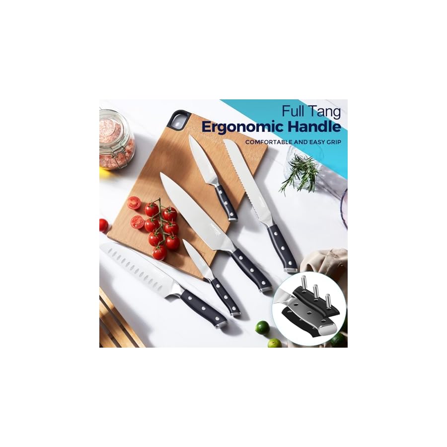 6Pcs-Kitchen-Knife-Set-with-In-Drawer-Bamboo-Knife-Organizer-35-8-Inch-Set-Kitchen-Knives-German-High-Carbon-Stainless-Steel-Sharp-Knife-Knives-Set-for-Kitchen-with-Ergonomic-Handle 6Pcs Kitchen Knife Set with In-Drawer Bamboo Knife Organizer- 3.5-8 Inch Set Kitchen Knives German High Carbon Stainless Steel Sharp Knife, Knives Set for Kitchen with Ergonomic Handle
