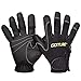 Goture Outdoor Sport 2 Cut Fingers Gloves Anti-Slip Skidproof for Fishing Hunting Riding Cycling (Large, Black)