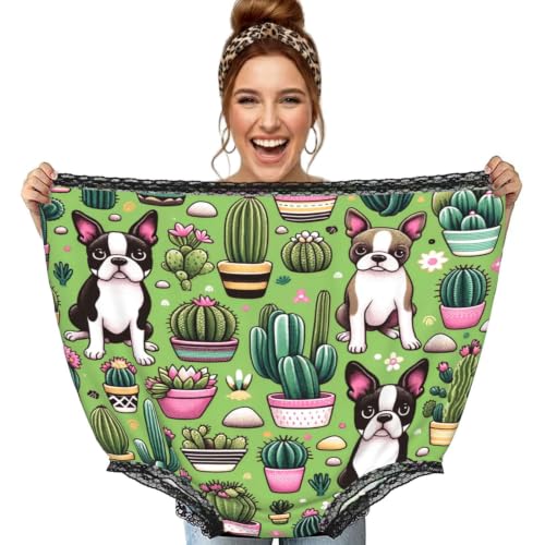 Culotte de grand-mère Boston Terrier Cactus pour trouver un cadeau drôle