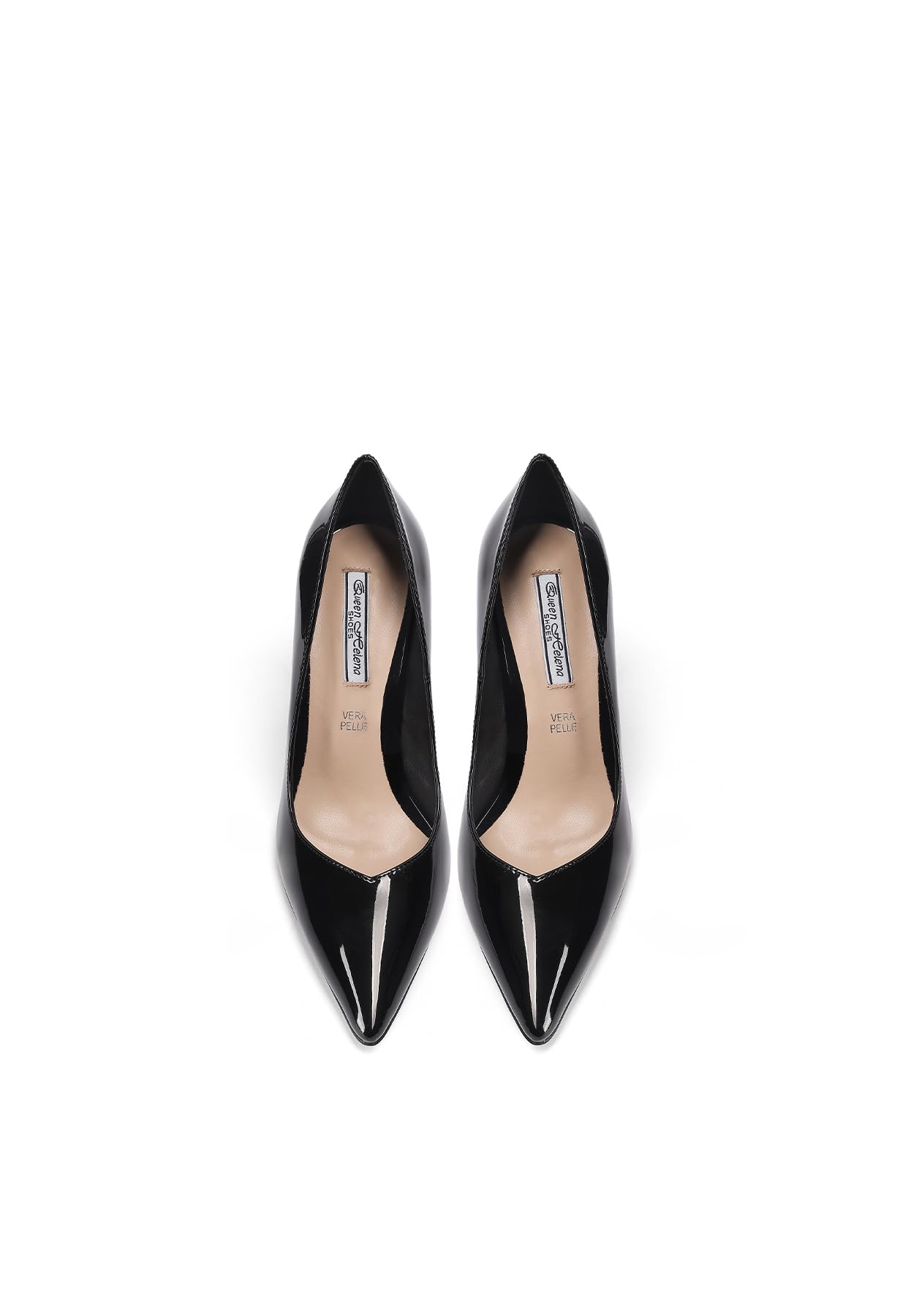 QUEEN HELENA Décolleté Donna in Vernice con Tacco Alto a Spillo Scarpe Eleganti K4281