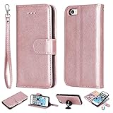 [CARTERA CON CORREA] la funda tipo cartera contiene tres ranuras para tarjetas y 1 compartimento para dinero en efectivo que te permite salir sin tener que llevar bolsos voluminosos. la funda del teléfono para iphone 5s/5Se/5Se2 permite llevar múltiples tarjetas de crédito, fotos y dinero en efectivo.