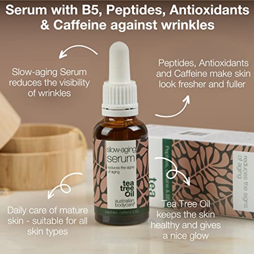 Slow-aging Serum - Reduces wrinkles & hydrates mature skin (50+) with Provitamin B5, caffeine & hyaluronic acid - Image 2