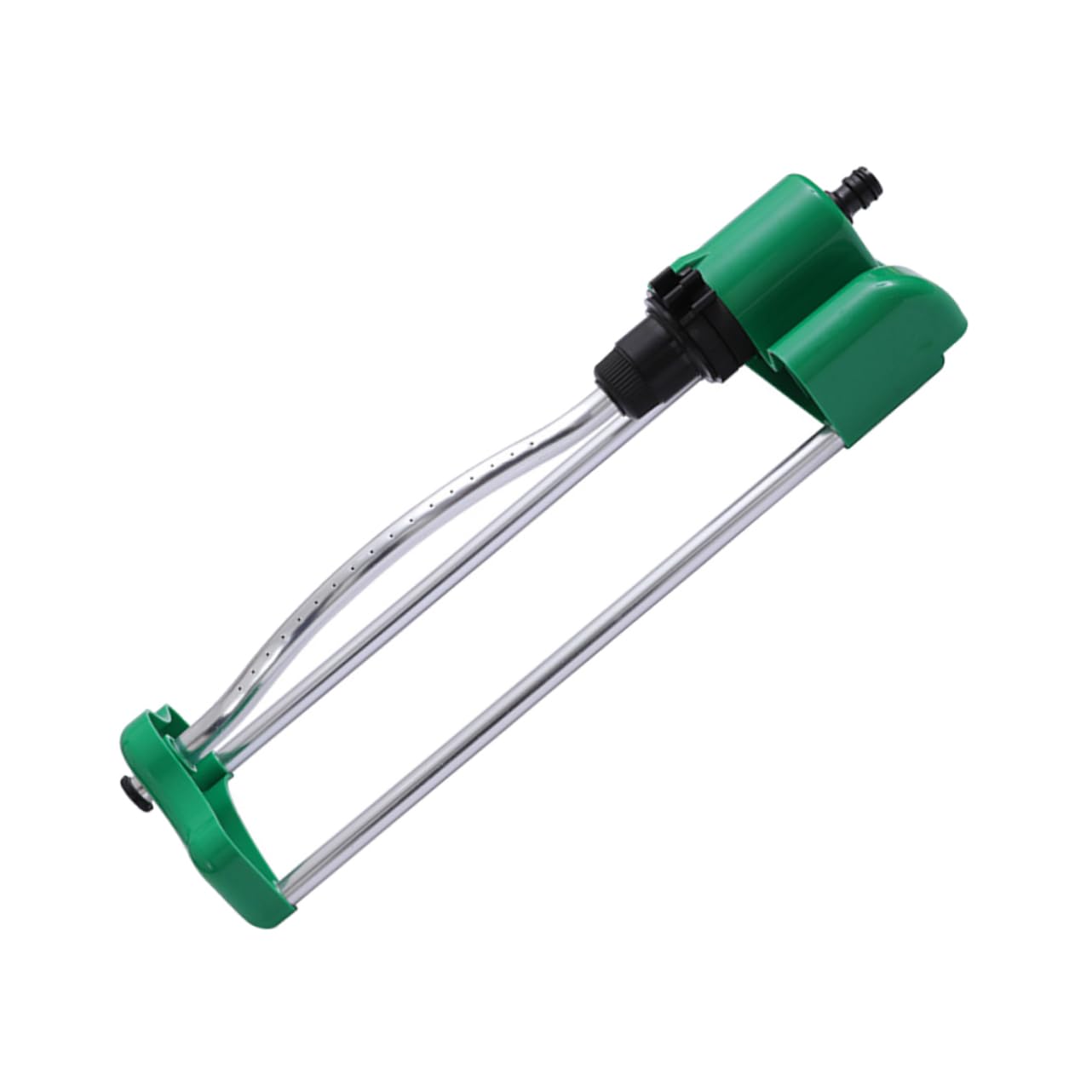 Irrigatore Oscillante da Giardino a 17 Fori, Testina in Lega di Alluminio e Plastica, Spruzzo Fine e Uniforme per Prato e Orto