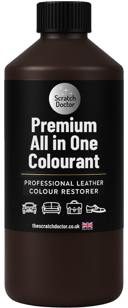 Scratch Doctor All in One Leather Colourant Self Seal Leather Dye Repair Paint for Furniture, Sofas, Car Seats (Cream, 250ml) — view 18