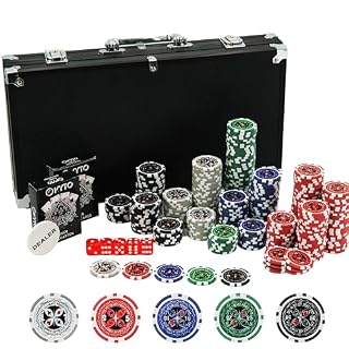 Kyto mallette de poker 300 jetons, valise et tapis inclus