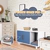 ZENY Modern Cat Litter Box & House, Wood Cat Enclosure with Scratch Pad, Side Table, Hidden Washroom Furniture, White