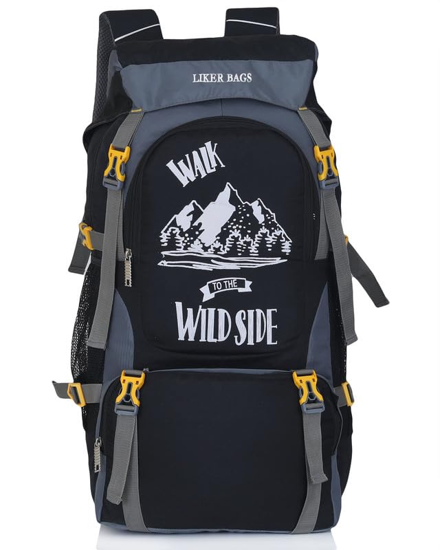 65 L TRACKING HIKING TRAVEL BAG PACK RUCKSACK HIKING WATERPROOF OUTDOOR BAG-image-48