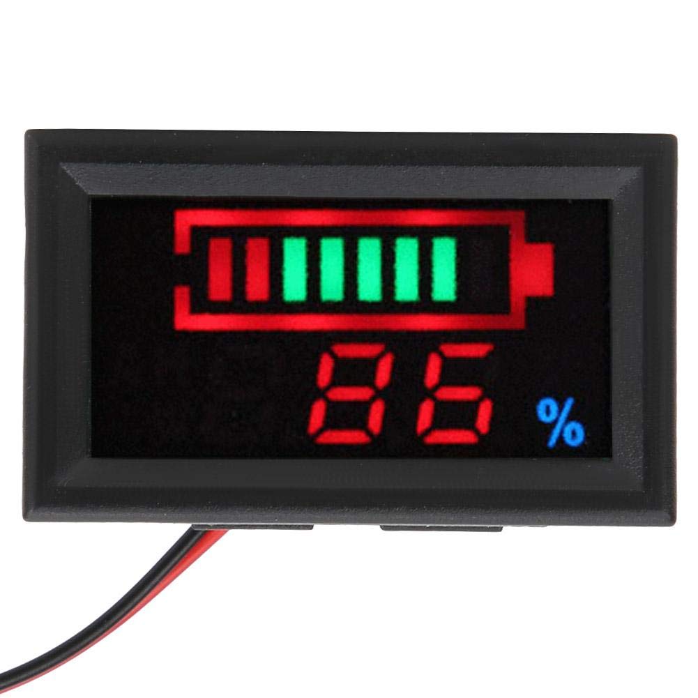 YB27VE Battery Capacity Indicator, Digital LED Battery Capacity Monitor Voltage and Electricity Meters Tester Power Displa... - Review, Price and Buying Guide