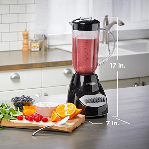BLACK+DECKER Crush Master Blender, 10-Speeds with Stainless Steel Blades, Black, BL2010BP by BLACK+DECKER - Image 7