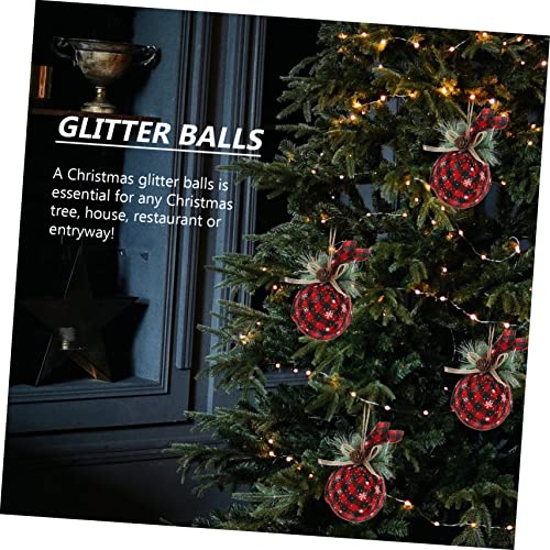 Besportble 3Pcs Christmas Foam Balls Nativity Ornaments Home Decoration Wreath Decor Christmas Bauble Ornament Xmas Balls Decorations Xmas Tree Hanging Ornament Balls Home Decor Supply Flash #TOP2