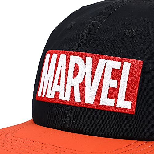 Marvel Pack It Up Flatbill Snapback With Embroidery Black #TOP3