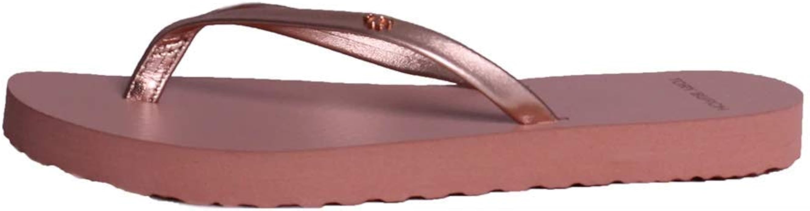 tory burch metallic flip flops
