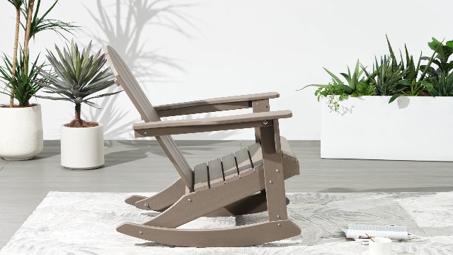 Amazon.com : WO WESTIN OUTDOOR HDPE Laguna Outdoor Rocking Poly