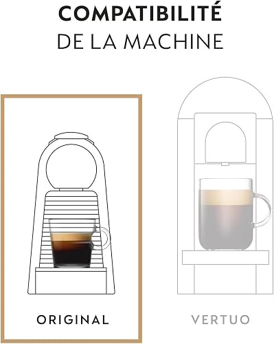 Nespresso Original Coffee Pods, 50 Mixed Pack - 10 Arpeggio, 10 Ristretto, 10 Capriccio, 10 Roma, 10 Livanto Capsules for Nespresso Machines. Make Espressos, Cappuccino and Macchiato. Recyclable Pods - 4