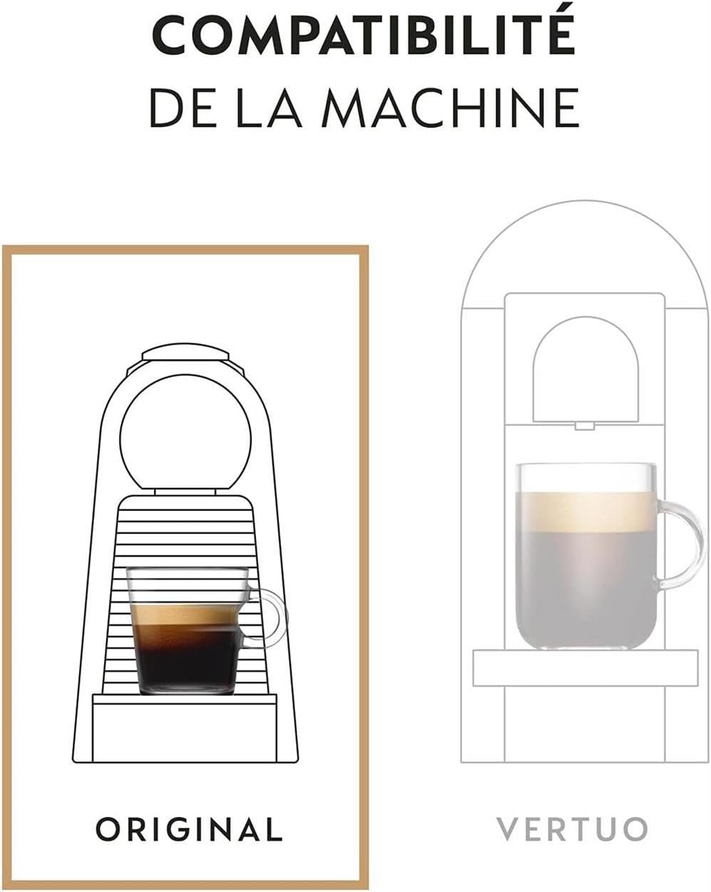 Nespresso Original kapsułki kawy espresso średnie do ciemniejszego palenia 50 sztuk