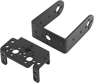 NDNCZDHC Multifunction Servo Bracket, Metal Multifunction Servo Motor Bracket Steering Head Mount Kit for Robot Accessories