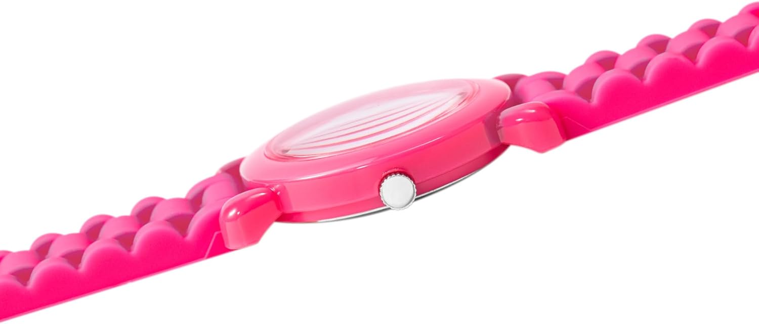Disney Minnie Mouse Watch for Kids – Cute Minnie Watch for Girls & Toddlers Ages 3-5 – Gift for Young Fans – Full Color Watches with Pink Bezel & Soft Silicone Plastic Strap