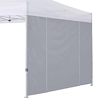 Vista 9 de COOSHADE Instant Canopy SunWall - Toldo de pared lateral de 10 x 10 pies para tienda de campaña desplegable, paquete de 1 pared lateral, color azul